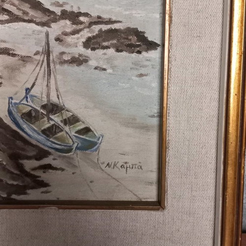 Oil painting signed used 30x35