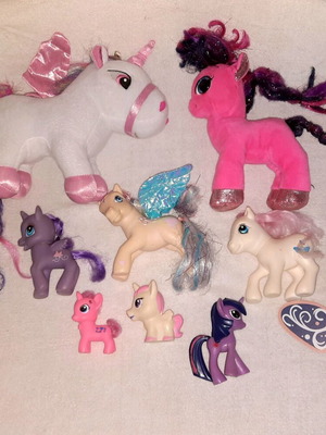 My Little Pony and Unicorn Figures Set like new