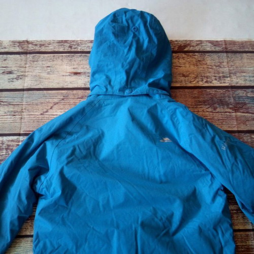 Trespass kids jacket used, size 5/6, blue
