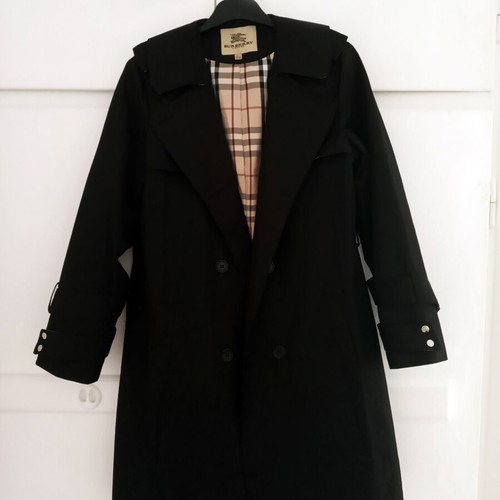 Burberry Blue Label Rare Vintage Women's Double-Breasted Trench Coat New Size L