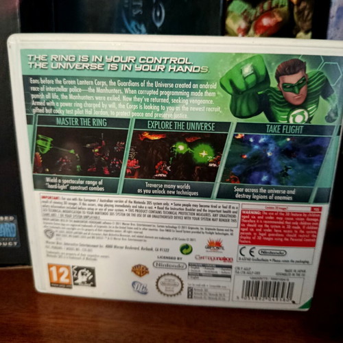 Green Lantern Nintendo 3DS game used, English version