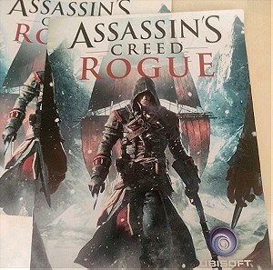assassin's creed rogue ps3 ( εξώφυλλο, βιβλιαράκι)