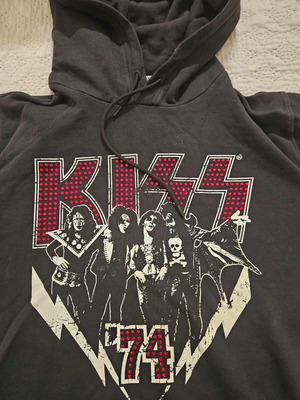 KISS Replay hoodie XL like new, black