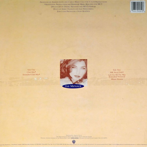 Sofia Shinas The Message 1992 US 12" vinyl EP sealed