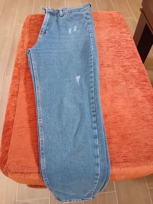 Jeans pants used, size M, gray