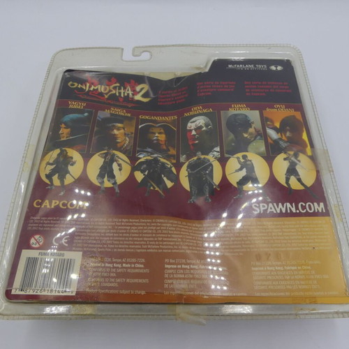 Onimusha 2 Samurai's Destiny Fuma Kotaro figure McFarlane Toys new 2002