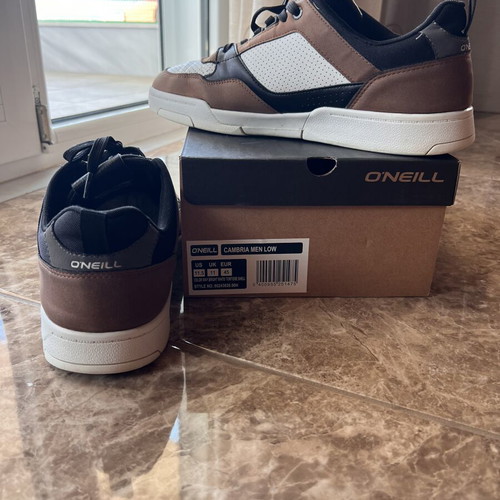 O'Neill Cambria Men Low Sneakers size 45 like new, brown white black