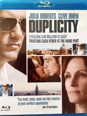 Duplicity Blu-ray like new with Greek subtitles