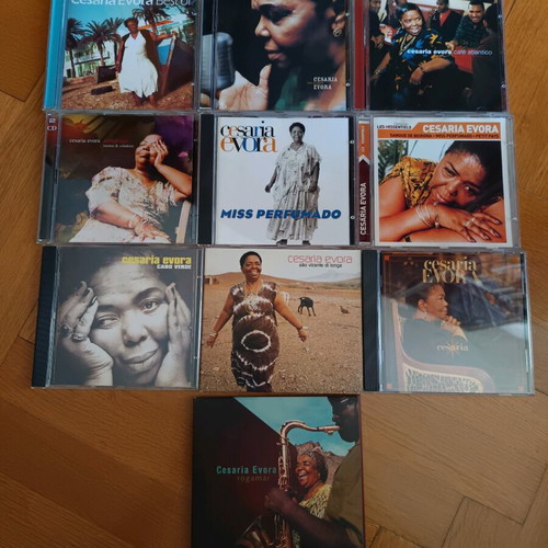 Cesaria Evora CD pack of 10 like new, one double CD