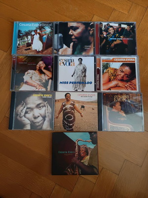 Cesaria Evora CD pack of 10 like new, one double CD