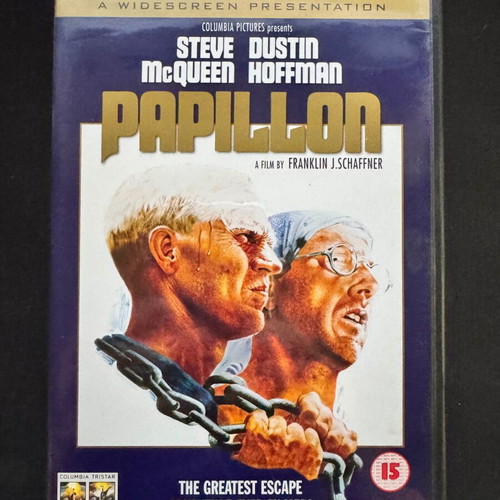 Papillon DVD like new, biography drama