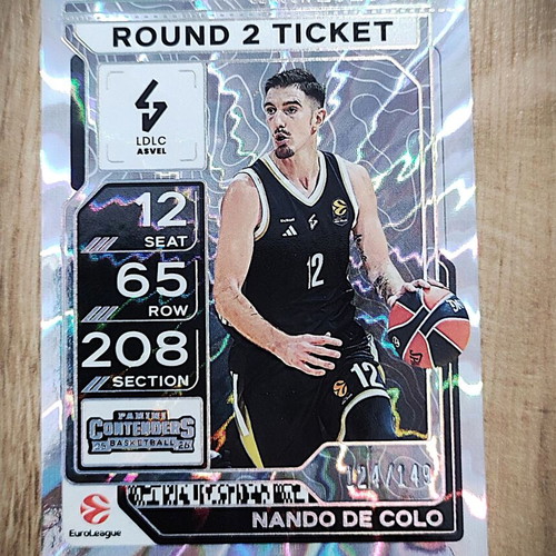Nando De Colo 2025 Panini Contenders EuroLeague #11 Playoff Ticket Season new