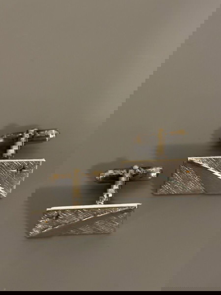 Винтидж сребърни маникетни копчета Sterling Silver (925)