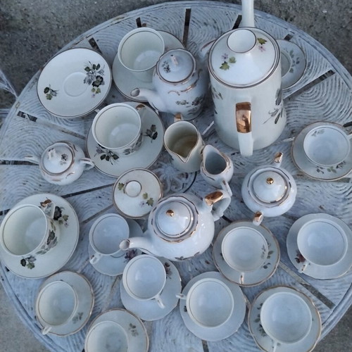 Vintage German Porcelain Tea and Coffee Sets used, mix & match collection
