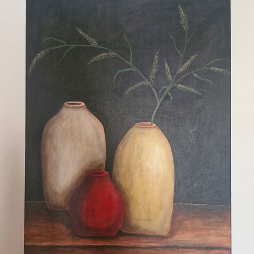 Painting on stretched canvas 60×80 new acrylic