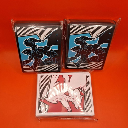 Pokemon TCG Card Sleeves Reshiram & Zekrom sealed set of 3