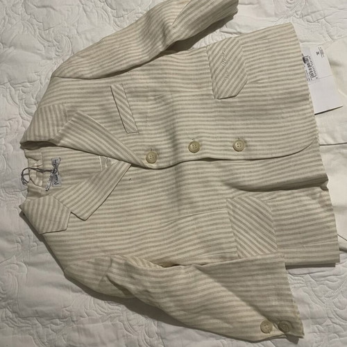 Pierre Cardin linen boys' suit, size 2, 92 cm, beige