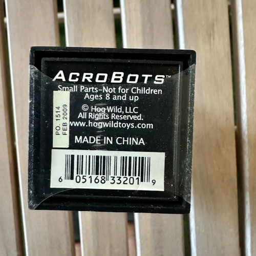 Acrobot figure new sealed turquoise