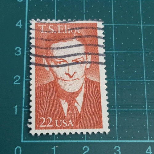 United States stamp 1986 T.S. Eliot like new