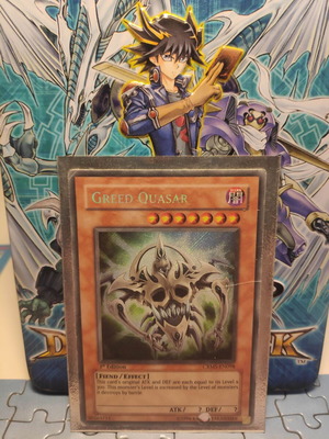 Greed Quasar CRMS-EN098 1st Edition used Yu-Gi-Oh! card