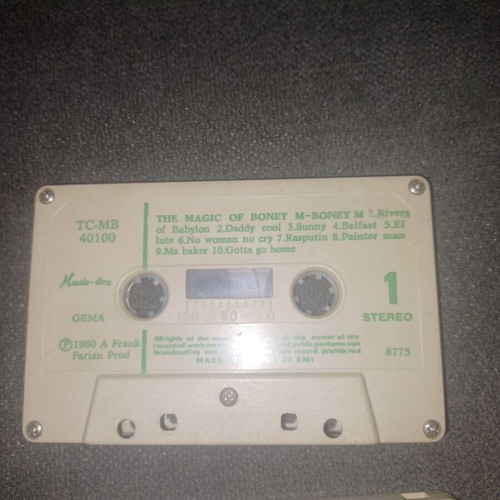 Boney M The Magic of Boney M cassette used, pop