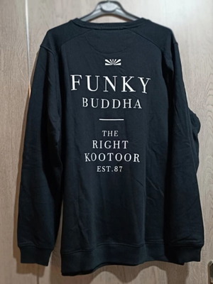 Funky Buddha Ανδρικό Μαύρο Φούτερ Σαν Καινούργιο XL
