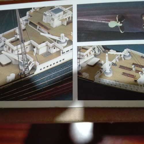 R.M.S Titanic 1:400 model used, scale model