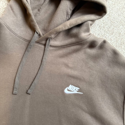 Nike sportswear hoodie dark brown like new