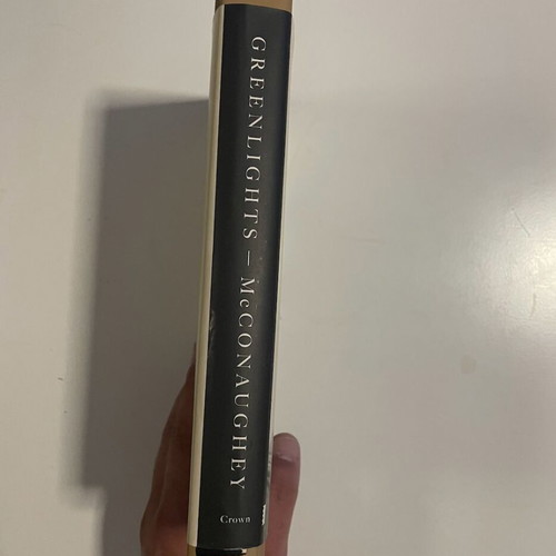 Greenlights hardcover memoir by Matthew McConaughey
