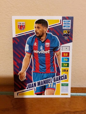Panini Juan Manuel Garcia κάρτα καινούργια χωρίς ζημιά