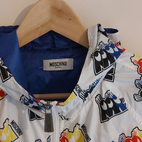 Moschino windbreaker jacket for 12 years old like new