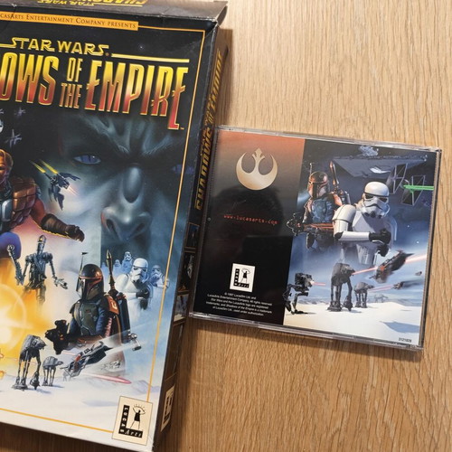 Starwars Shadows of the Empire PC game used, big box edition