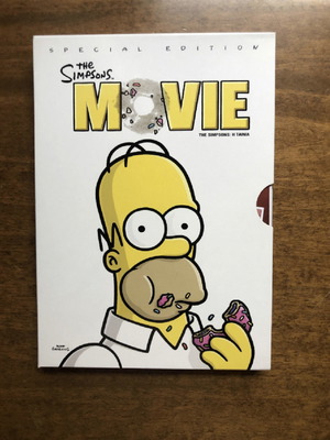 DVD The Simpsons Movie σαν καινούργιο με ελληνικούς υπότιτλους και μεταγλώτιση