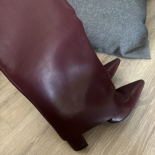 Sante boots like new, burgundy, size 40