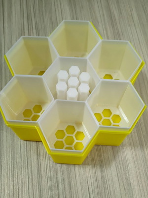 3D Printed Seed Starter Hexagon Planter New