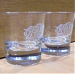  Chivas Regal scotch whisky διαφημιστικό σετ 2 γυάλινων ποτηριών
