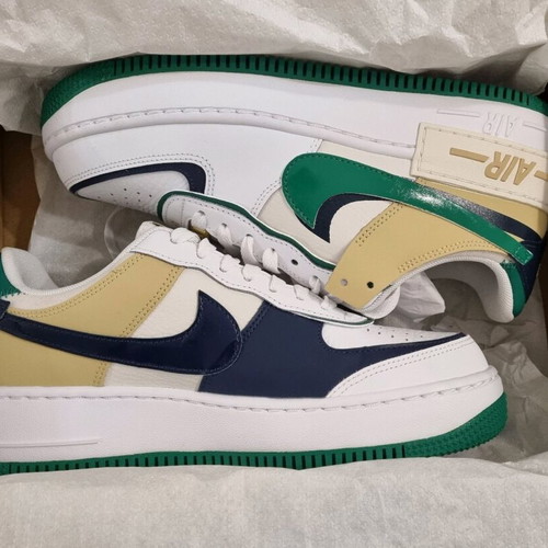 Nike Air Force 1 Shadow new, size 39, white and green