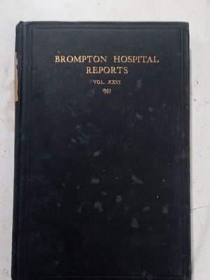 Brompton Hospital Reports Vol. XXVI 1957 book