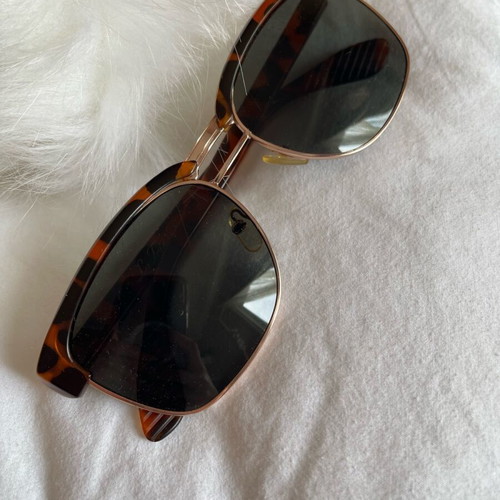 LaTris women's tortoiseshell sunglasses new, Clubmaster style with UV400 filter