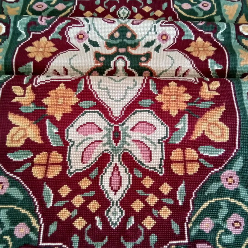 Handmade Embroidered Table Linen Set new, includes doily and 2 placemats