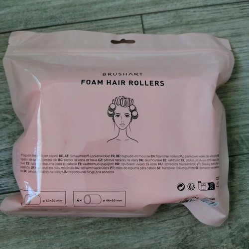 Hair rollers set new, self-adhesive