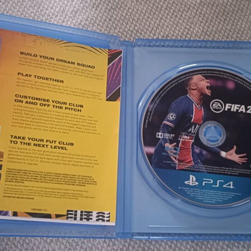 FIFA 21 PS4 game used, sports genre