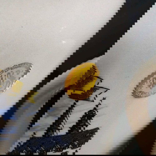 Винтидж керамична халба за бира Goslar 0.5L нова с подарък малка халба