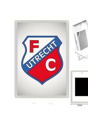 FC Utrecht μαγνητάκι ψυγείου με διάφανη ακρυλική κορνίζα φωτογραφιών