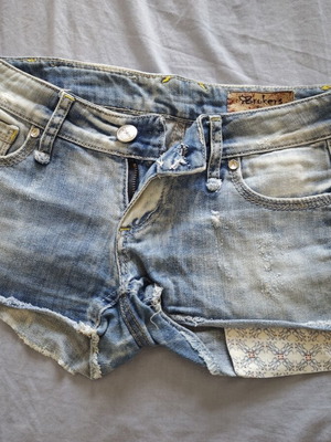 Brokers denim shorts like new, size XS, blue