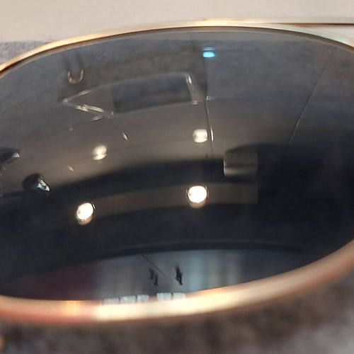Clip On Sunglasses like new, gold color, no name