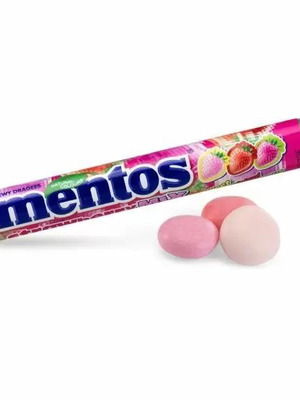 Mentos Strawberry Mix candies 37.5gr new