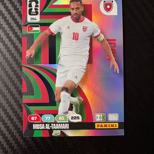 Musa Al-Taamari Jordan 264 Icon FIFA World Cup 2026 Adrenalyn card like new
