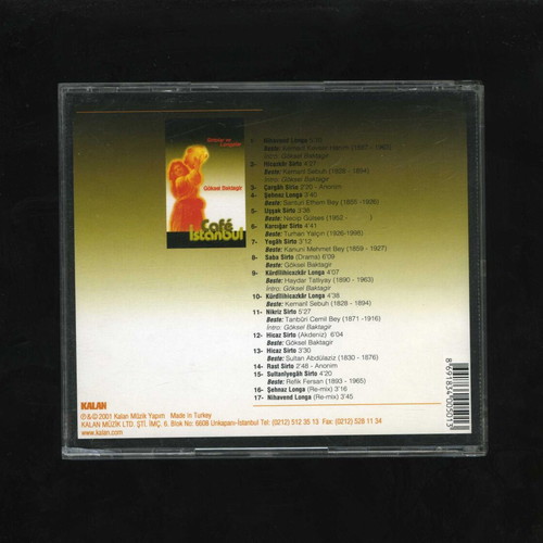 Cafe Instabul CD 2001 used, traditional genre