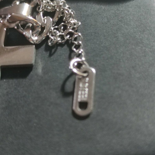 Double necklace with cross new, titanium stainless steel